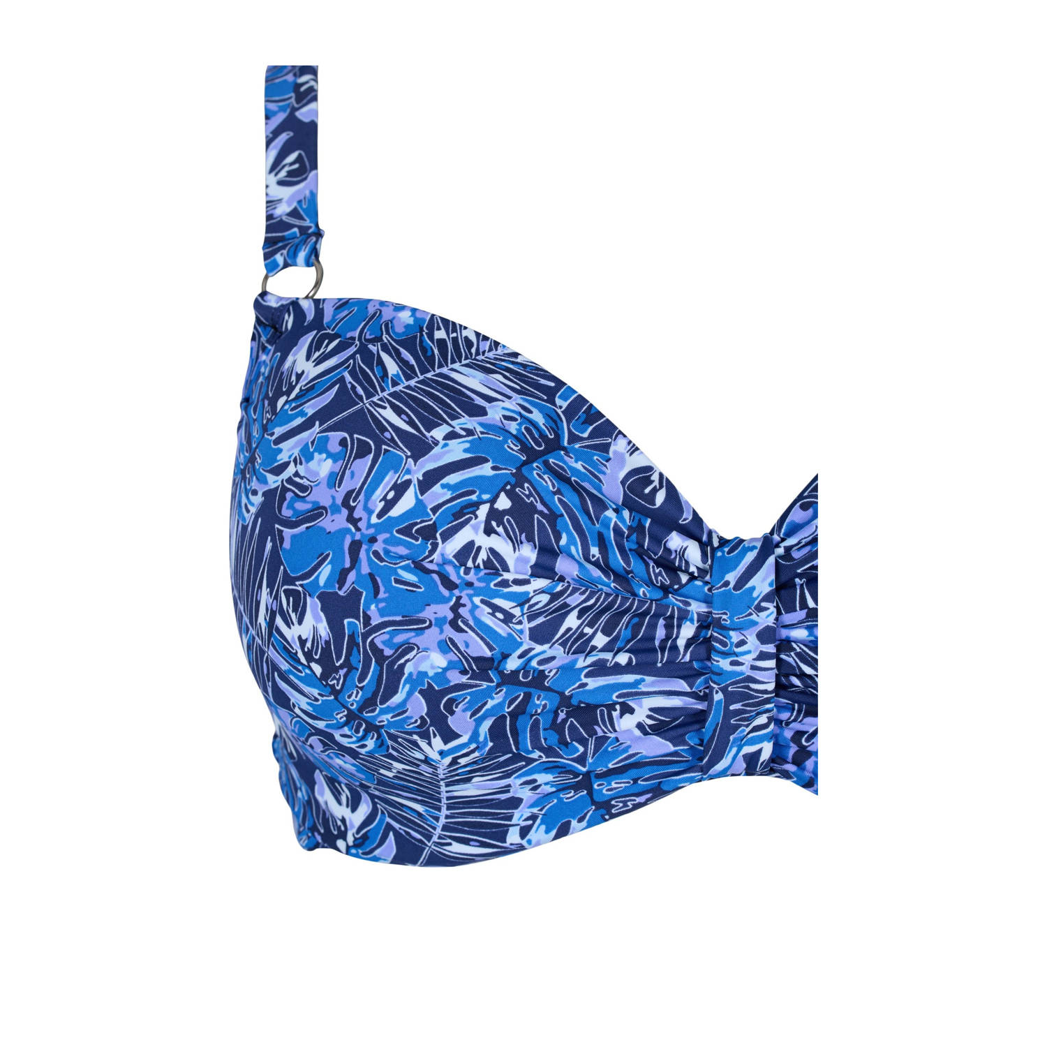 Zizzi voorgevormde beugel bikinitop STENNA blauw