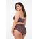 Zizzi high waist bikinibroekje CAANNE bruin