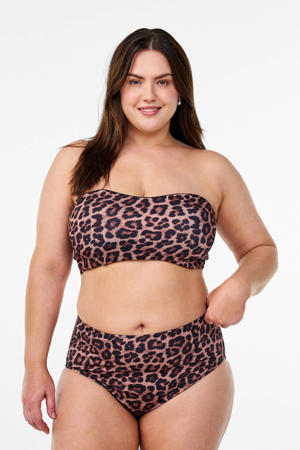 high waist bikinibroekje CAANNE bruin