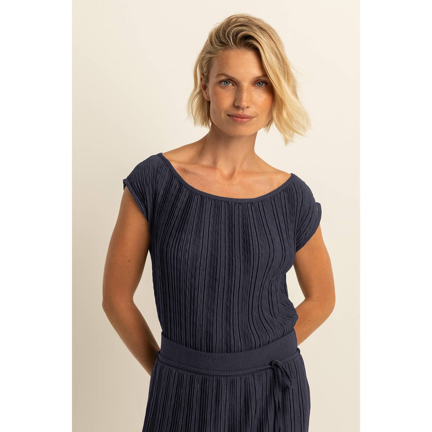 Expresso top donkerblauw