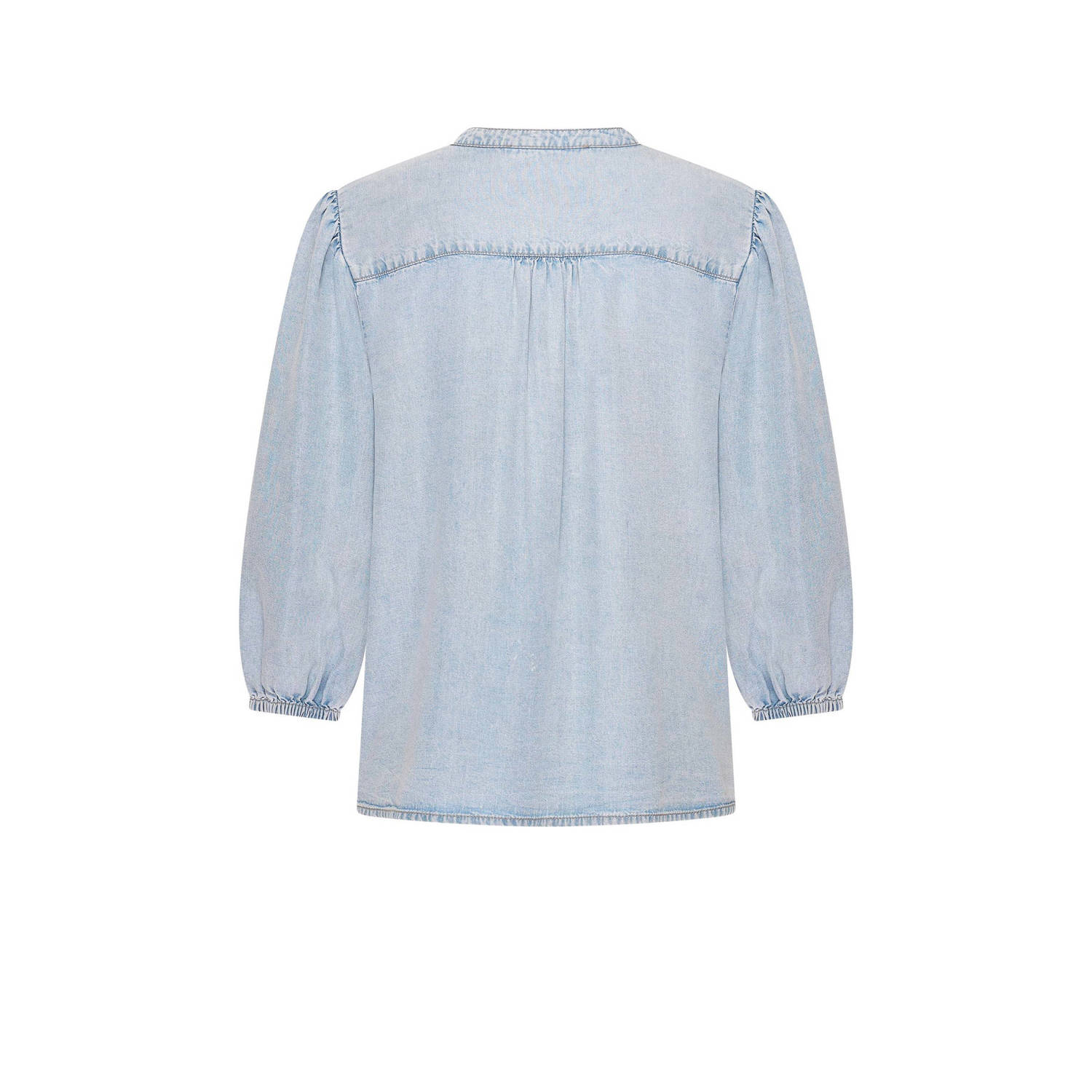 Expresso denim blouse light blue denim
