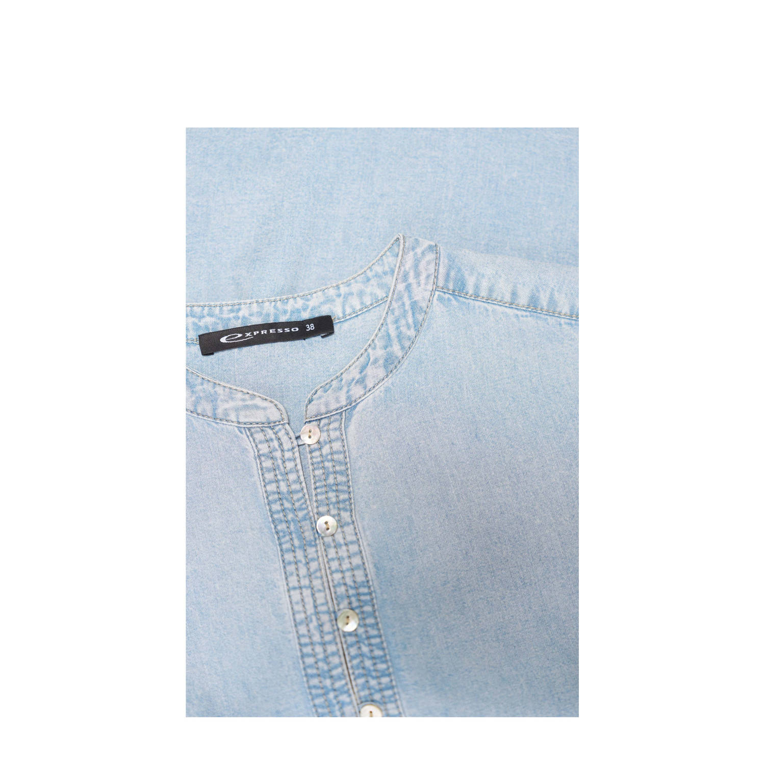 Expresso denim blouse light blue denim
