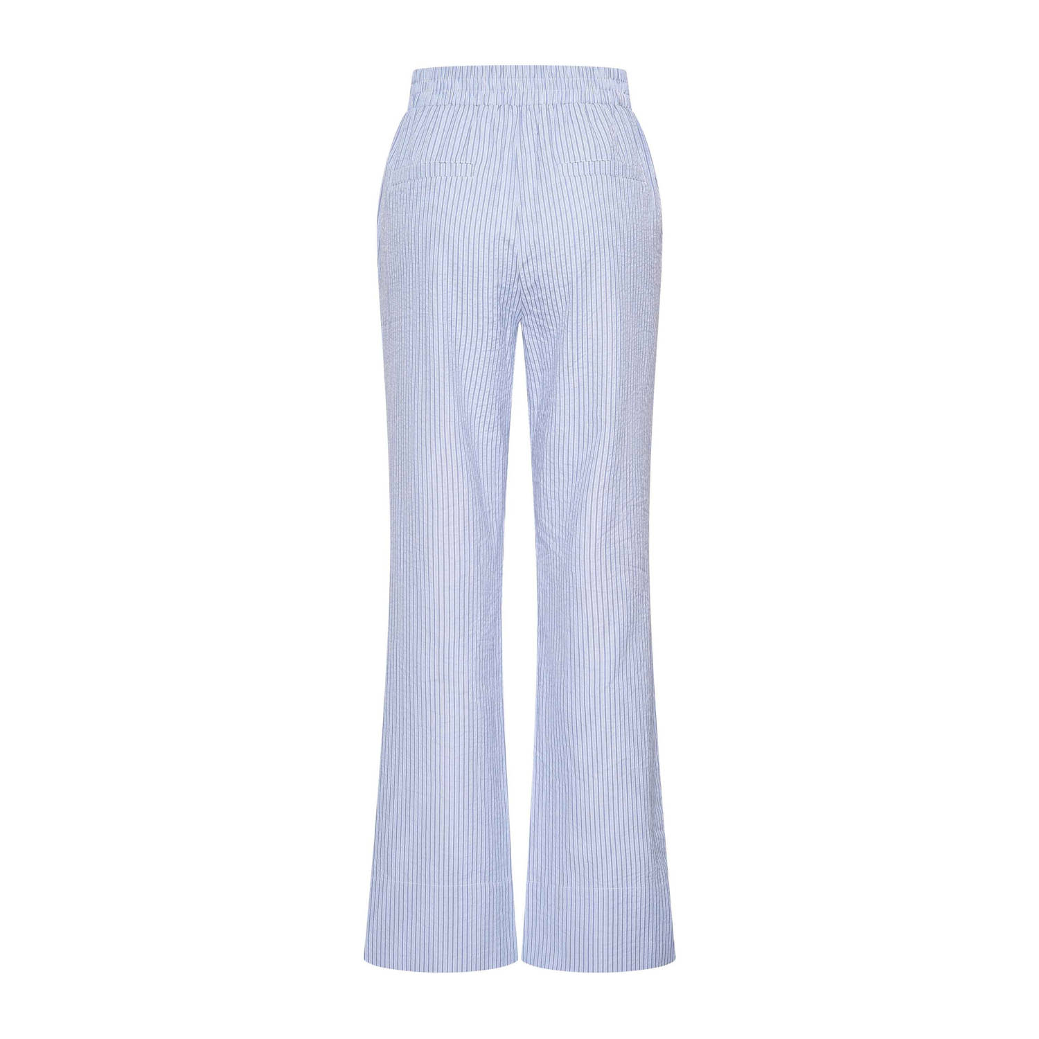 Expresso flared high waist broek blauw