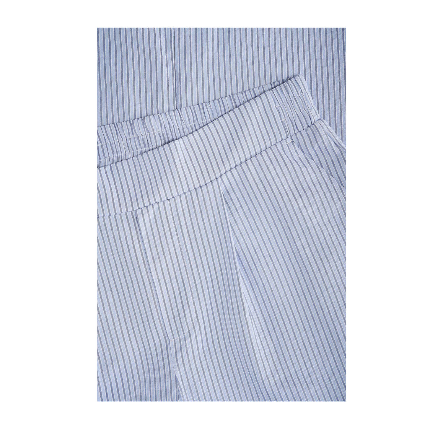 Expresso flared high waist broek blauw
