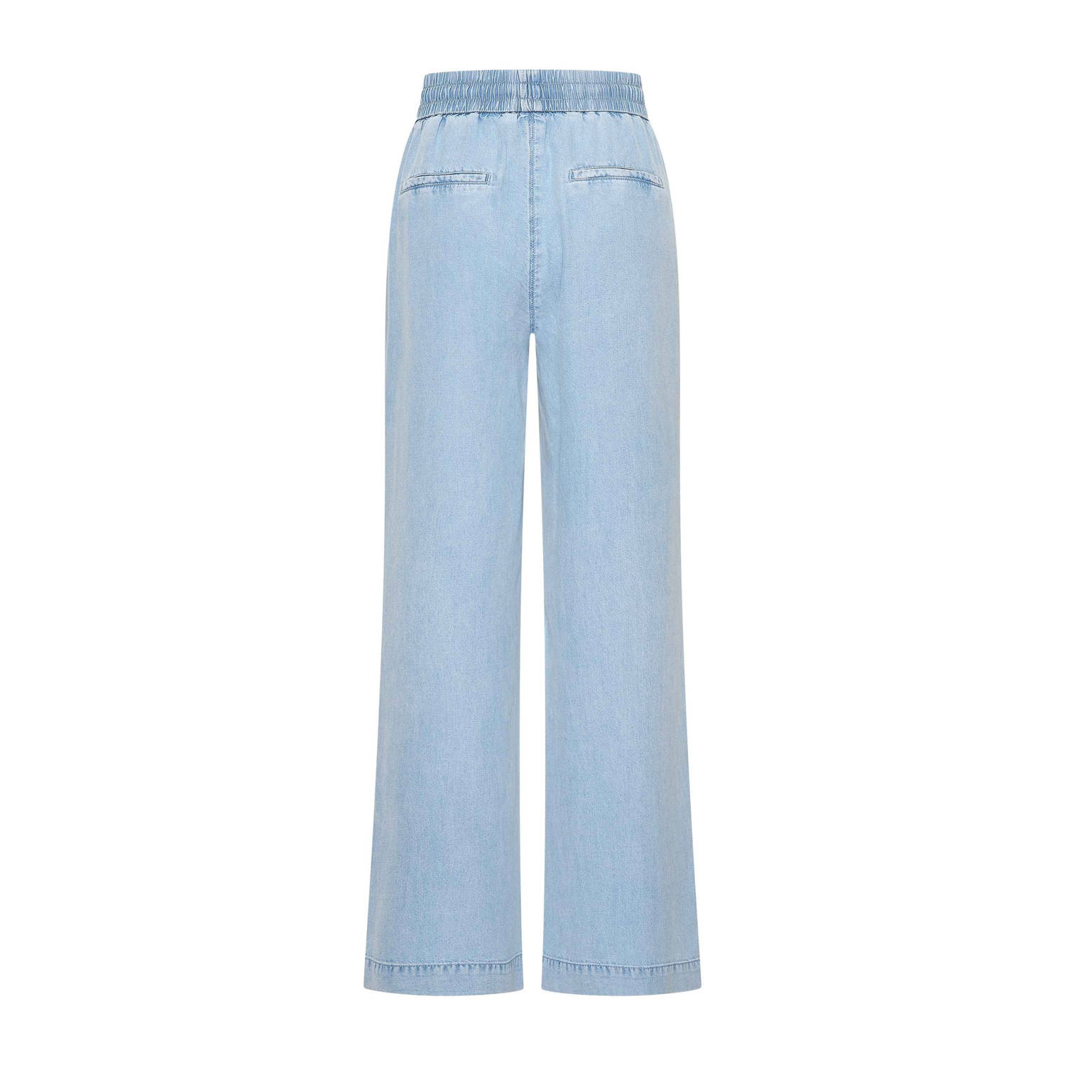 Expresso high waist wide leg jeans light blue denim