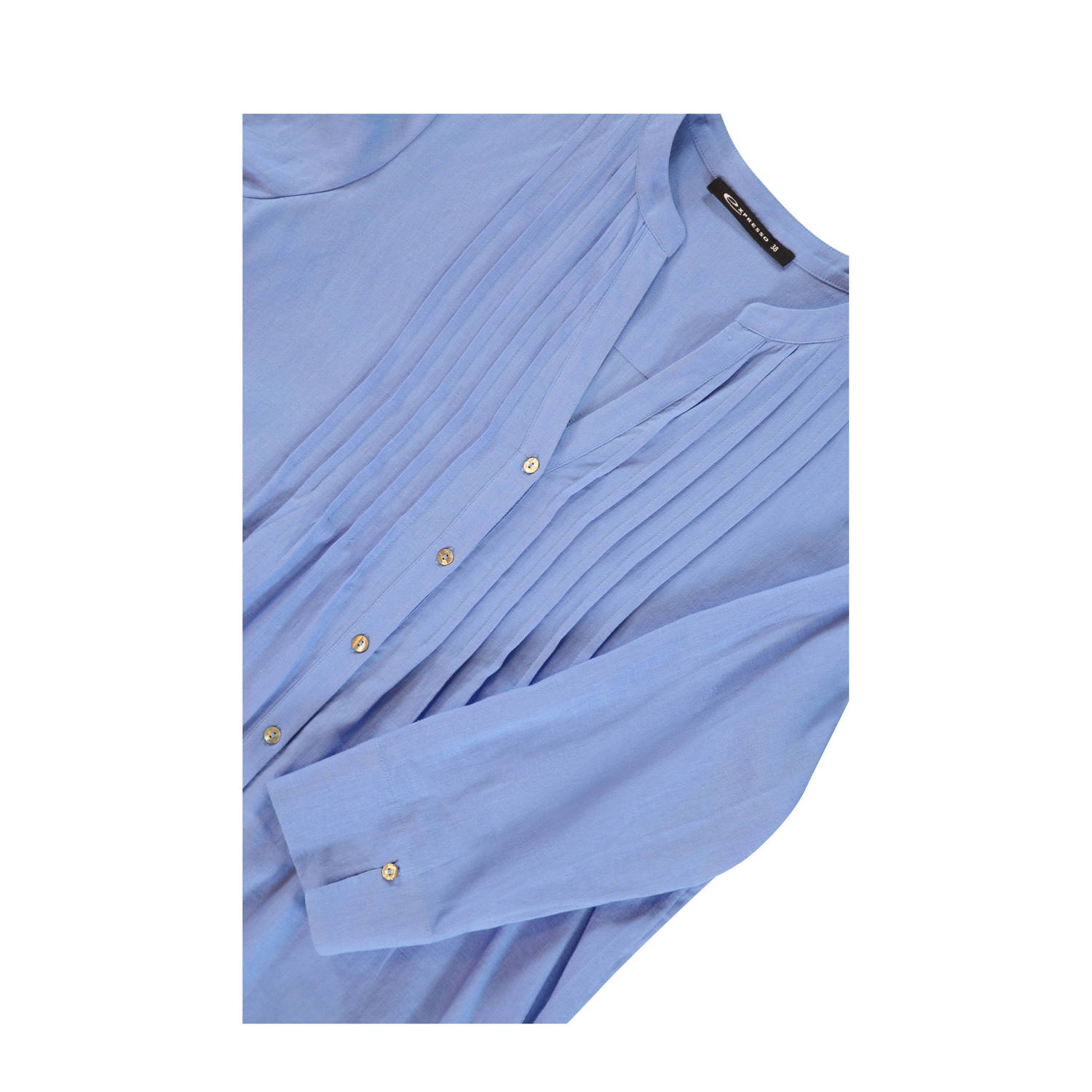 Expresso linnen blousejurk blauw