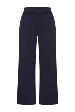 broek travelstof donkerblauw