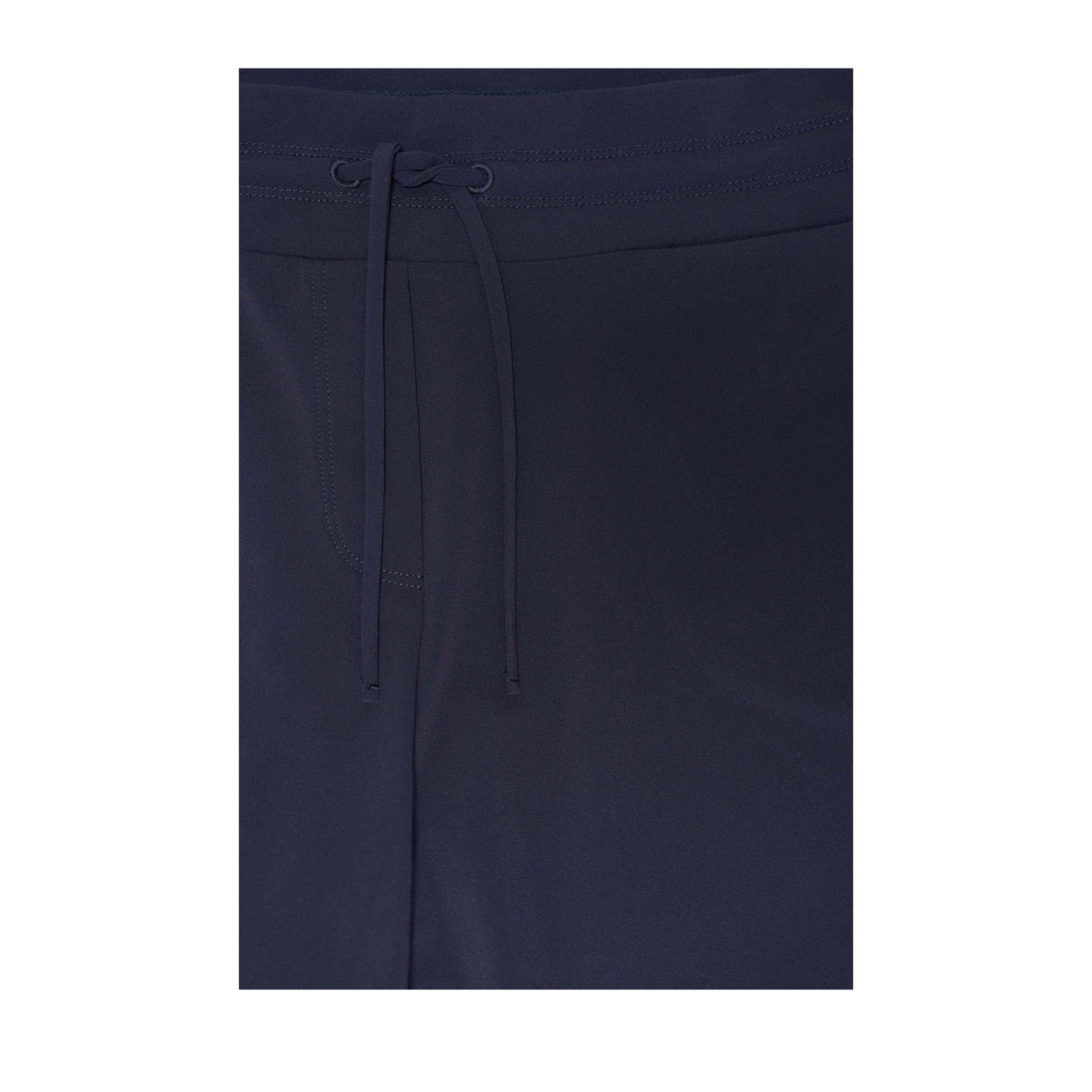 Expresso short travelstof donkerblauw