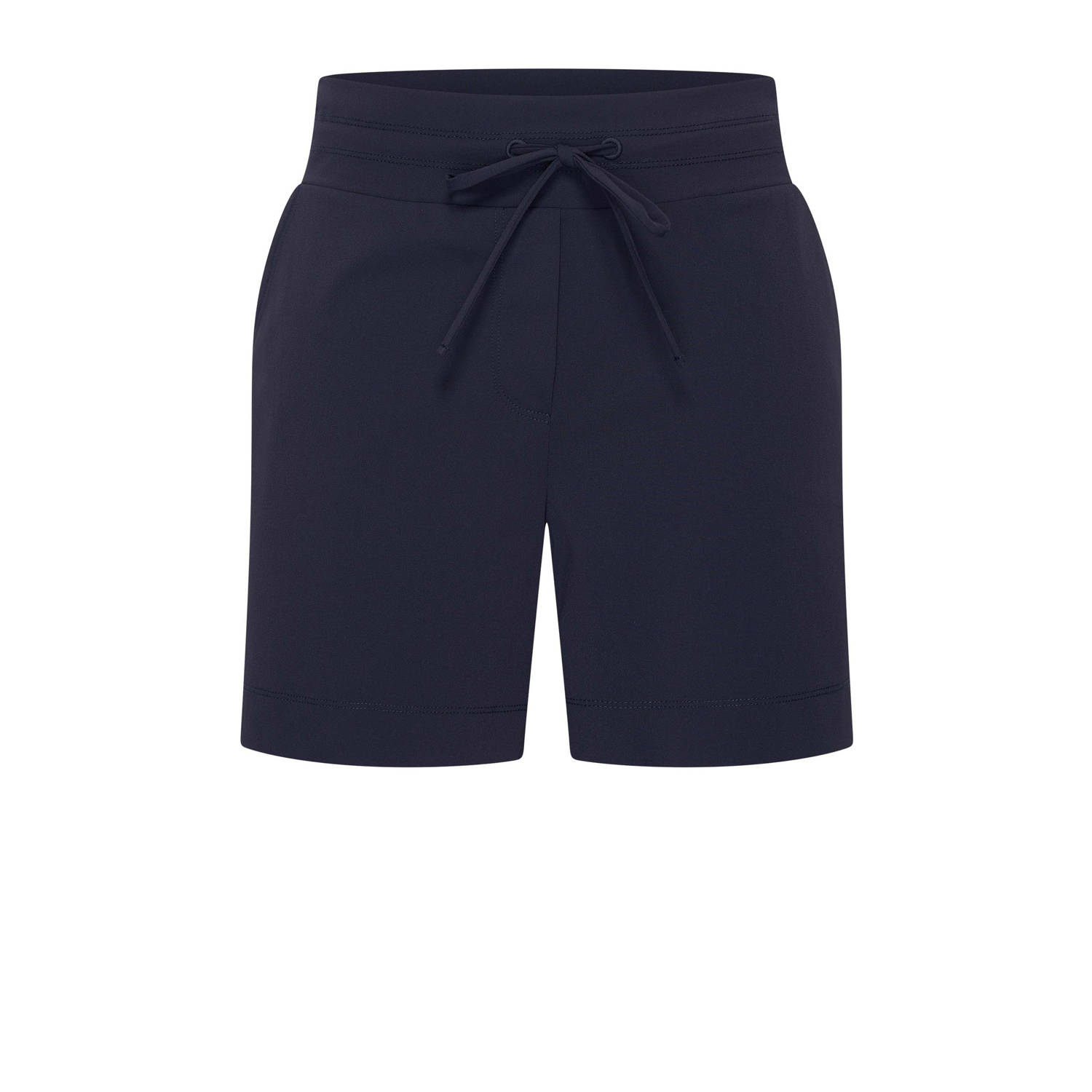 Expresso short travelstof donkerblauw
