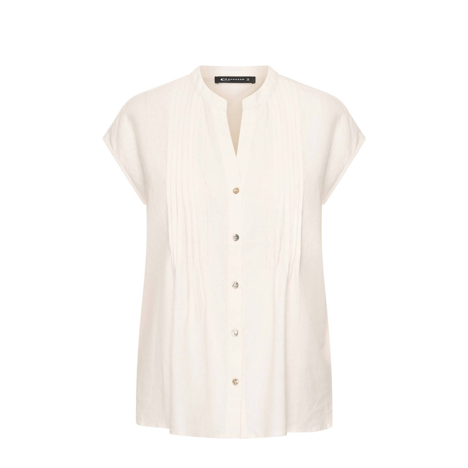 Expresso linnen blouse ecru