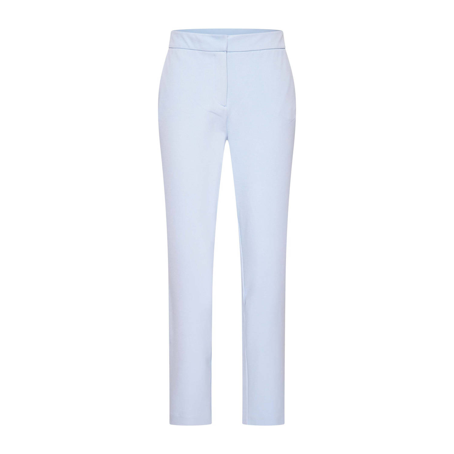 Expresso slim high waist pantalon lichtblauw