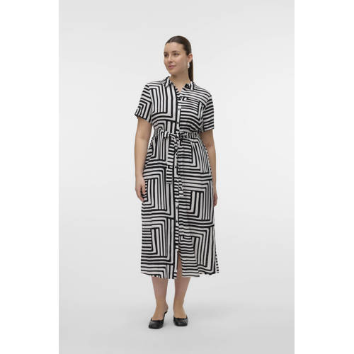 VERO MODA CURVE blousejurk zwart afbeelding