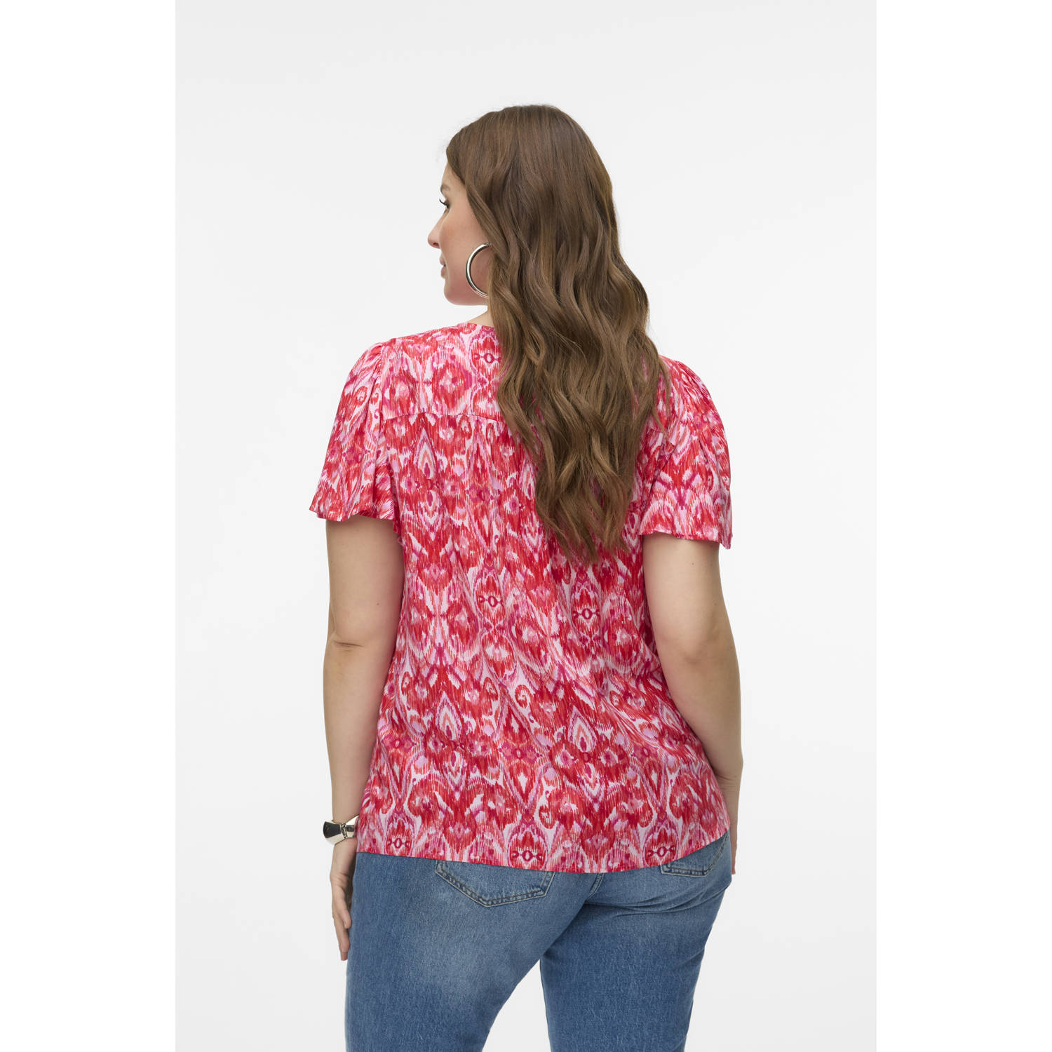 VERO MODA CURVE top roze