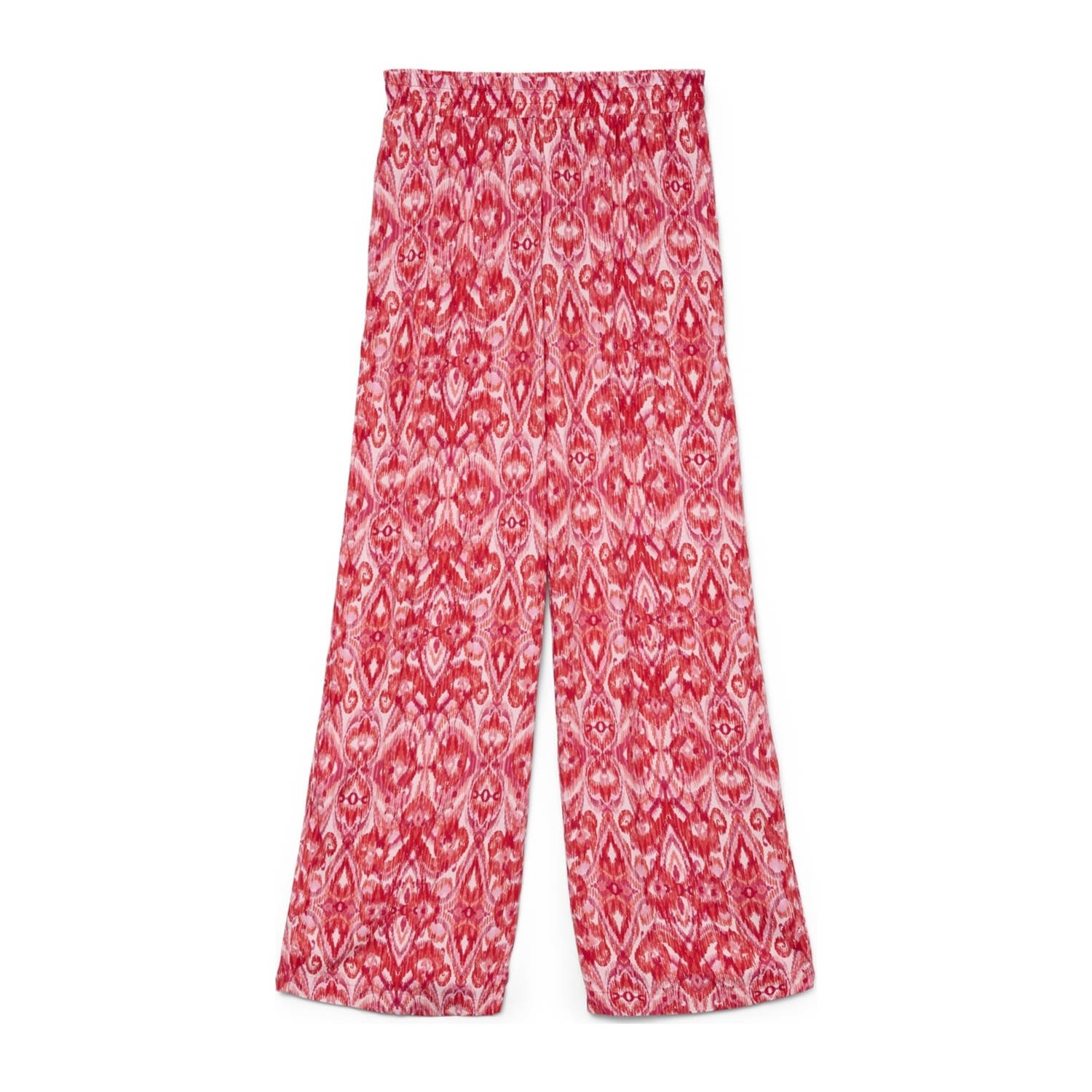 VERO MODA CURVE wide leg high waist broek roze