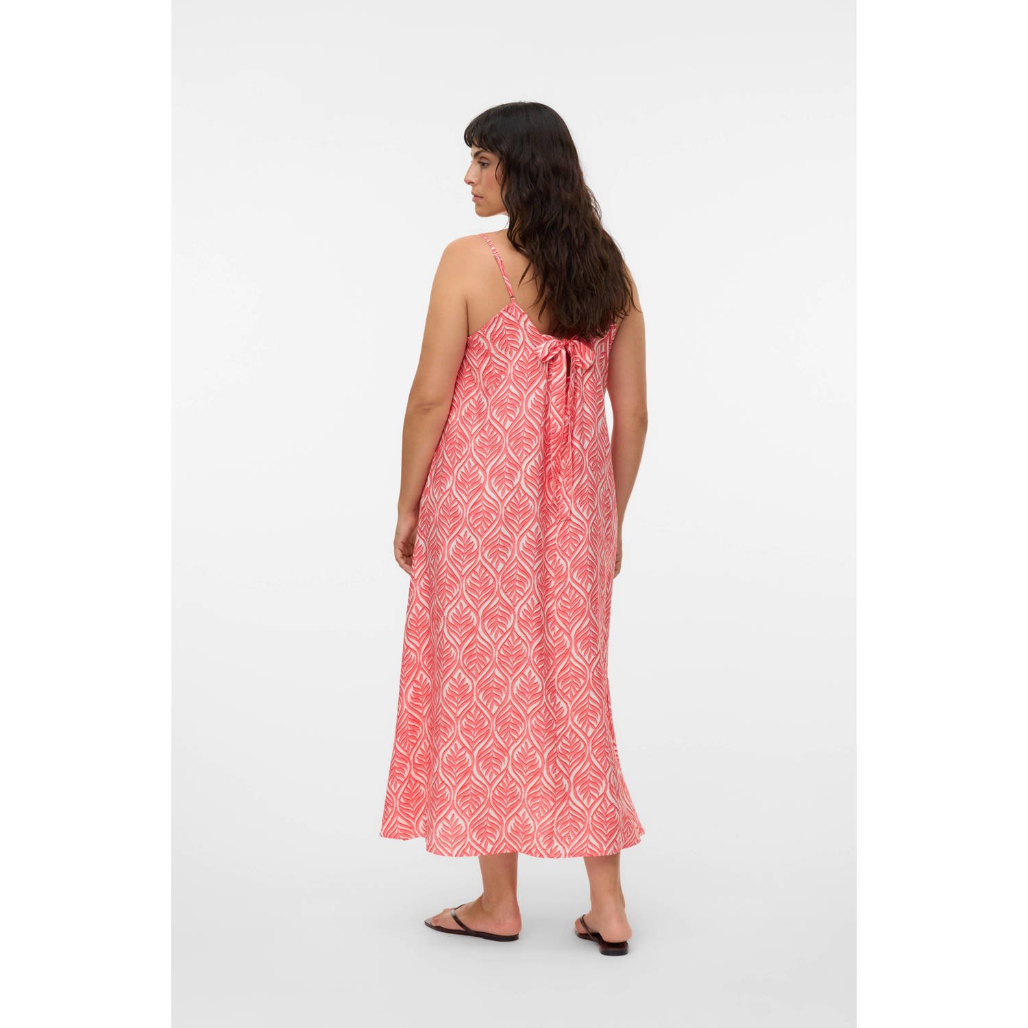 VERO MODA CURVE zomerjurk roze