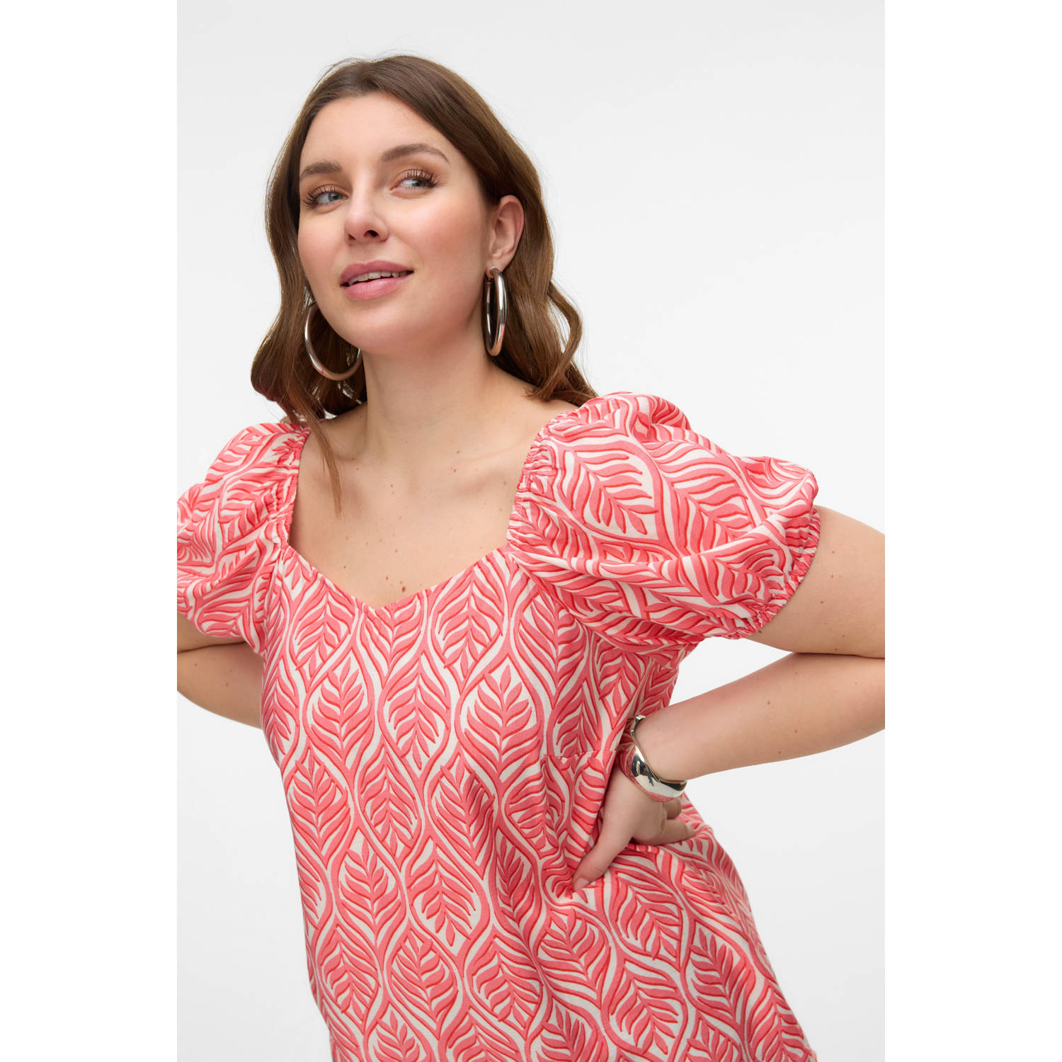 VERO MODA CURVE top roze