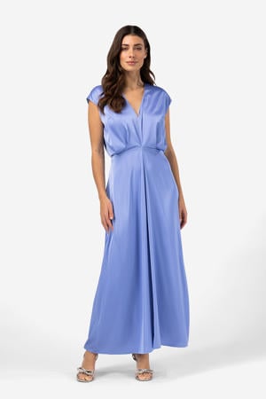 maxi jurk blauw