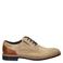 Bugatti suède veterschoenen beige