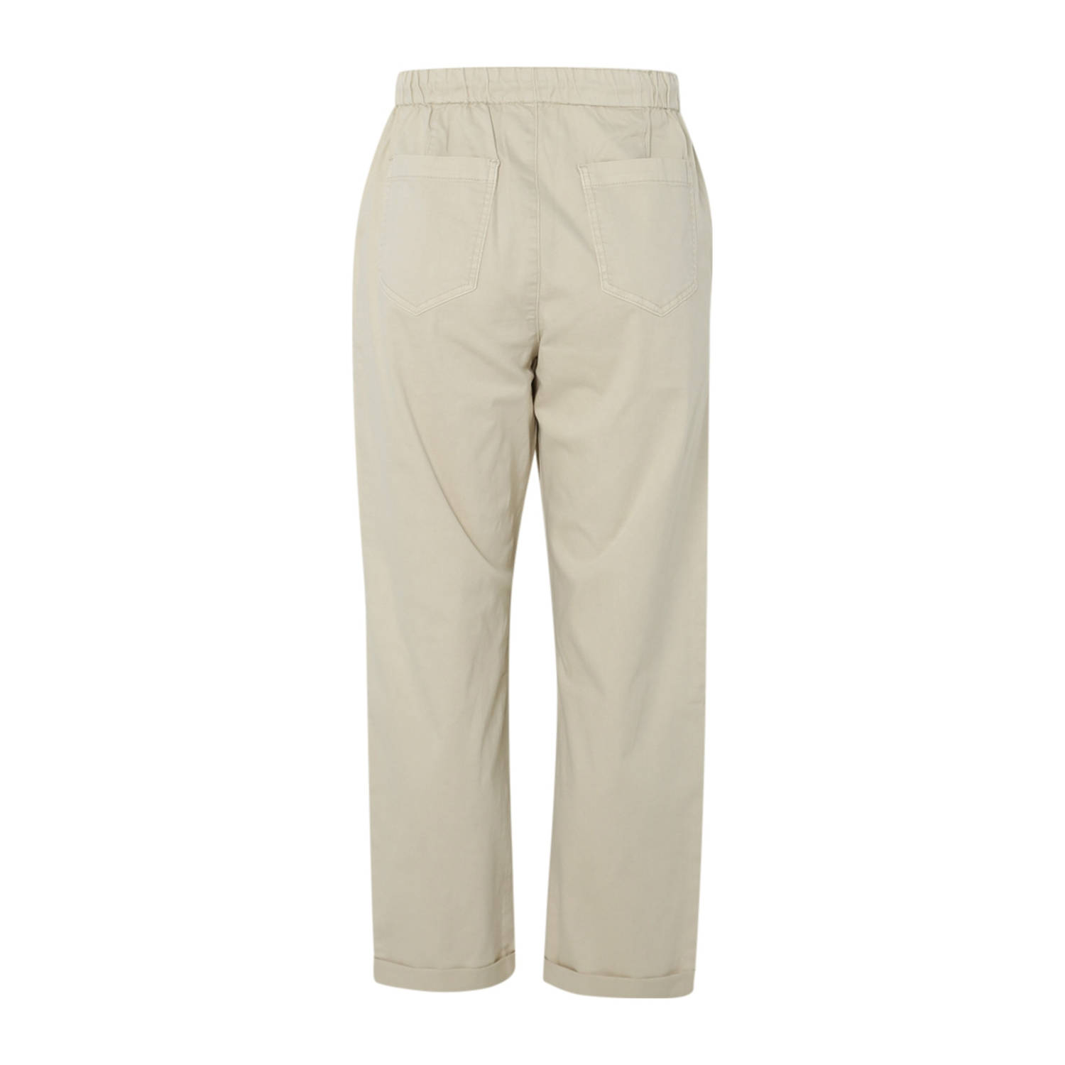 Paprika straight regular waist casual broek beige