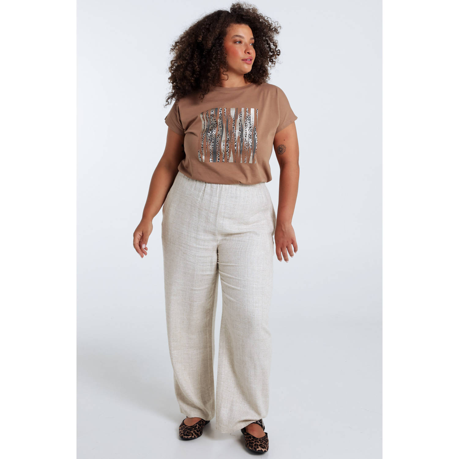 Paprika T-shirt camel