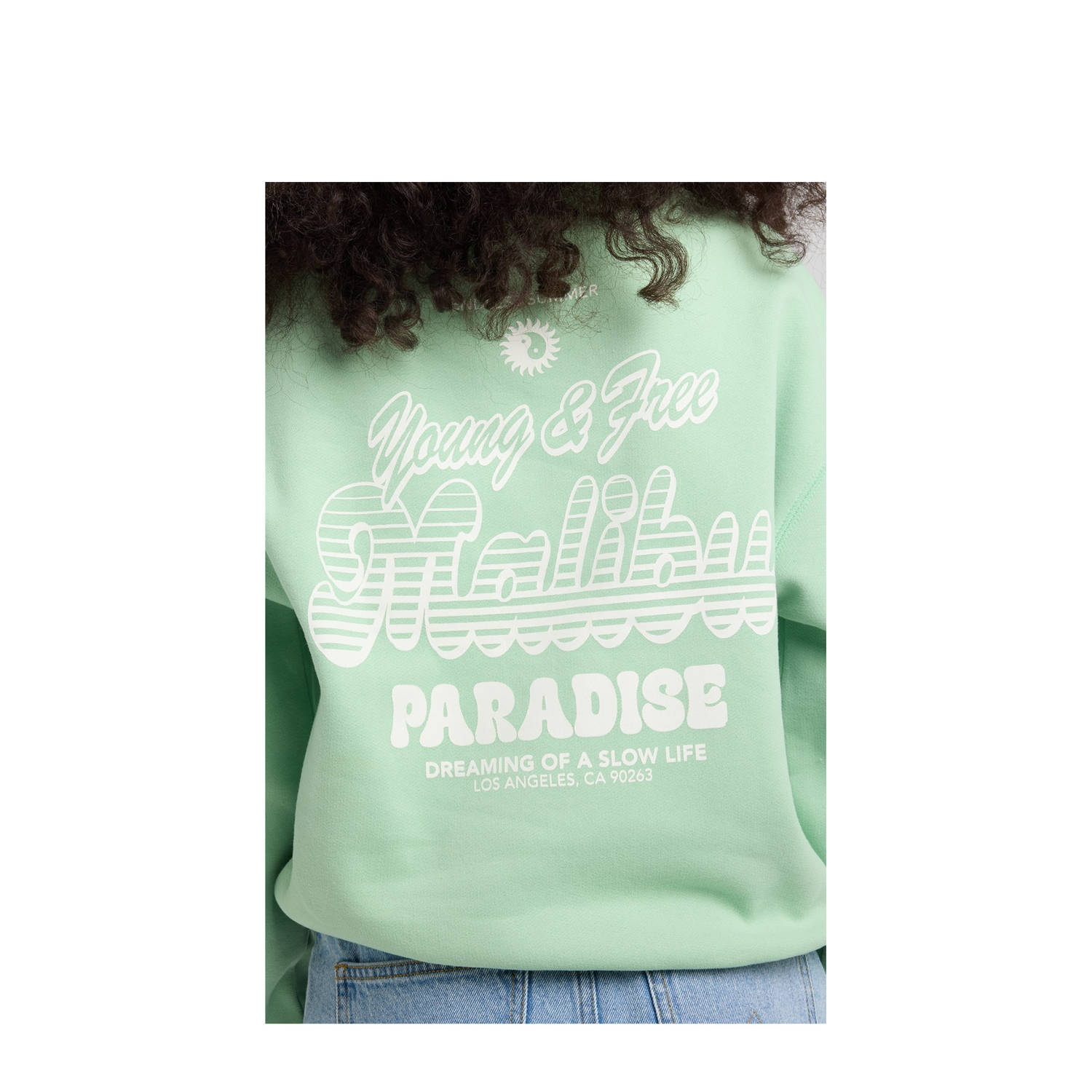 America Today sweater lichtgroen
