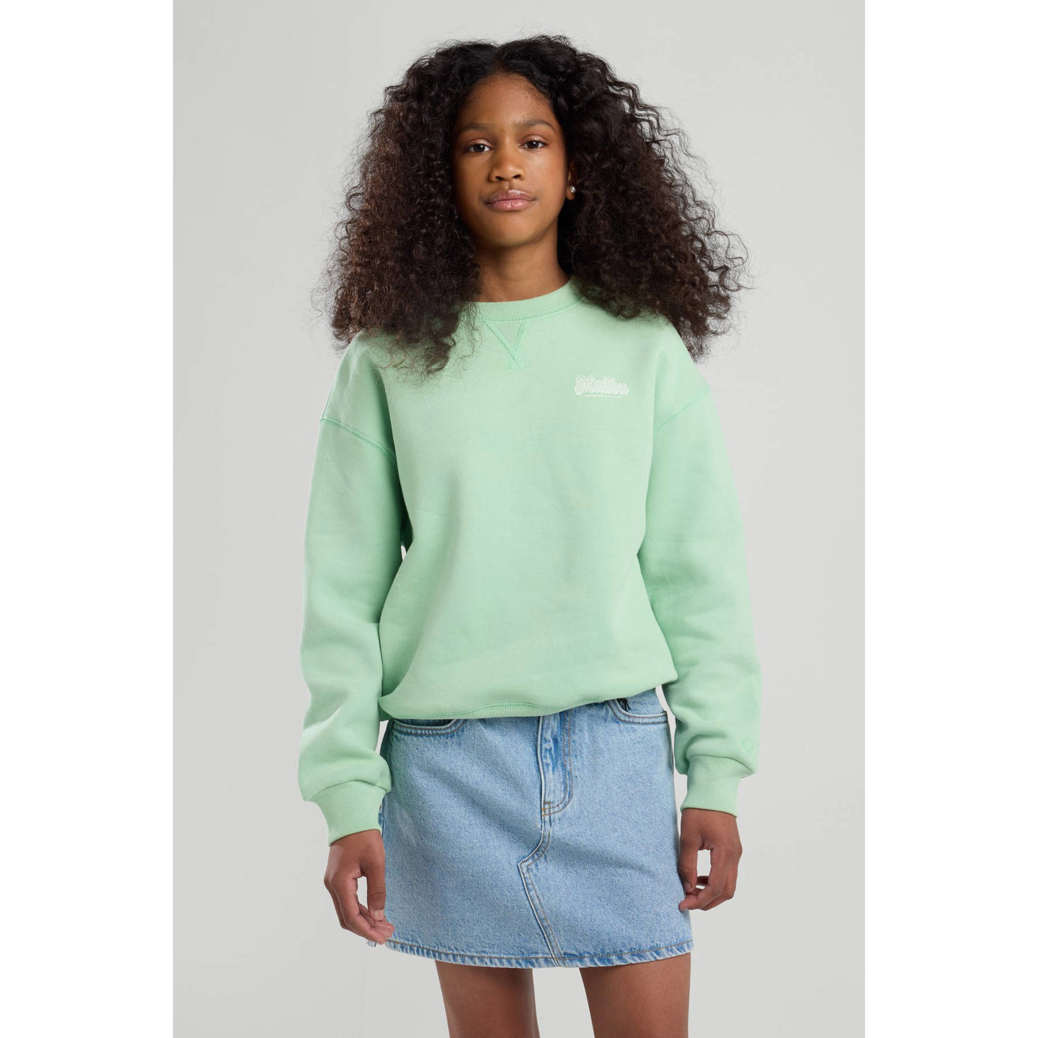 America Today sweater lichtgroen