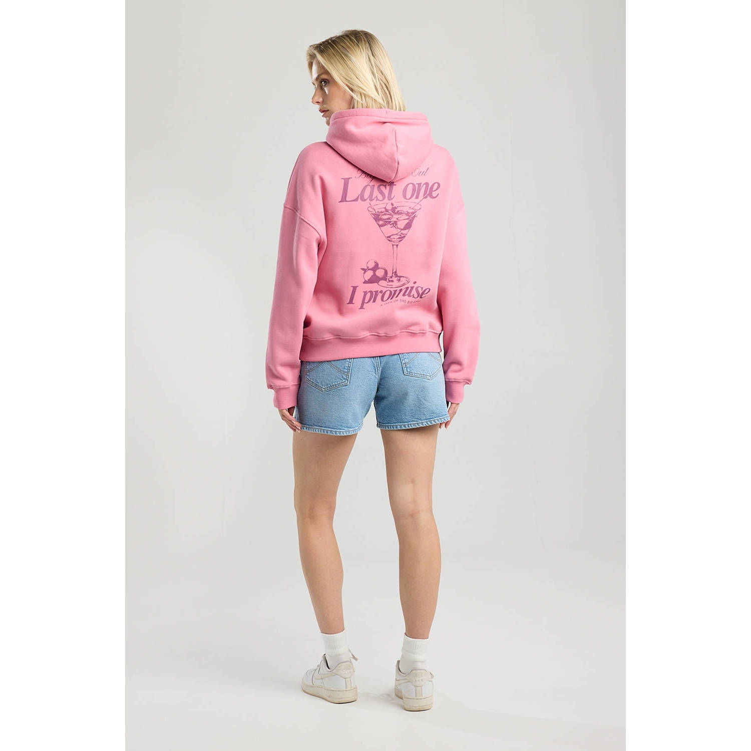 America Today hoodie roze