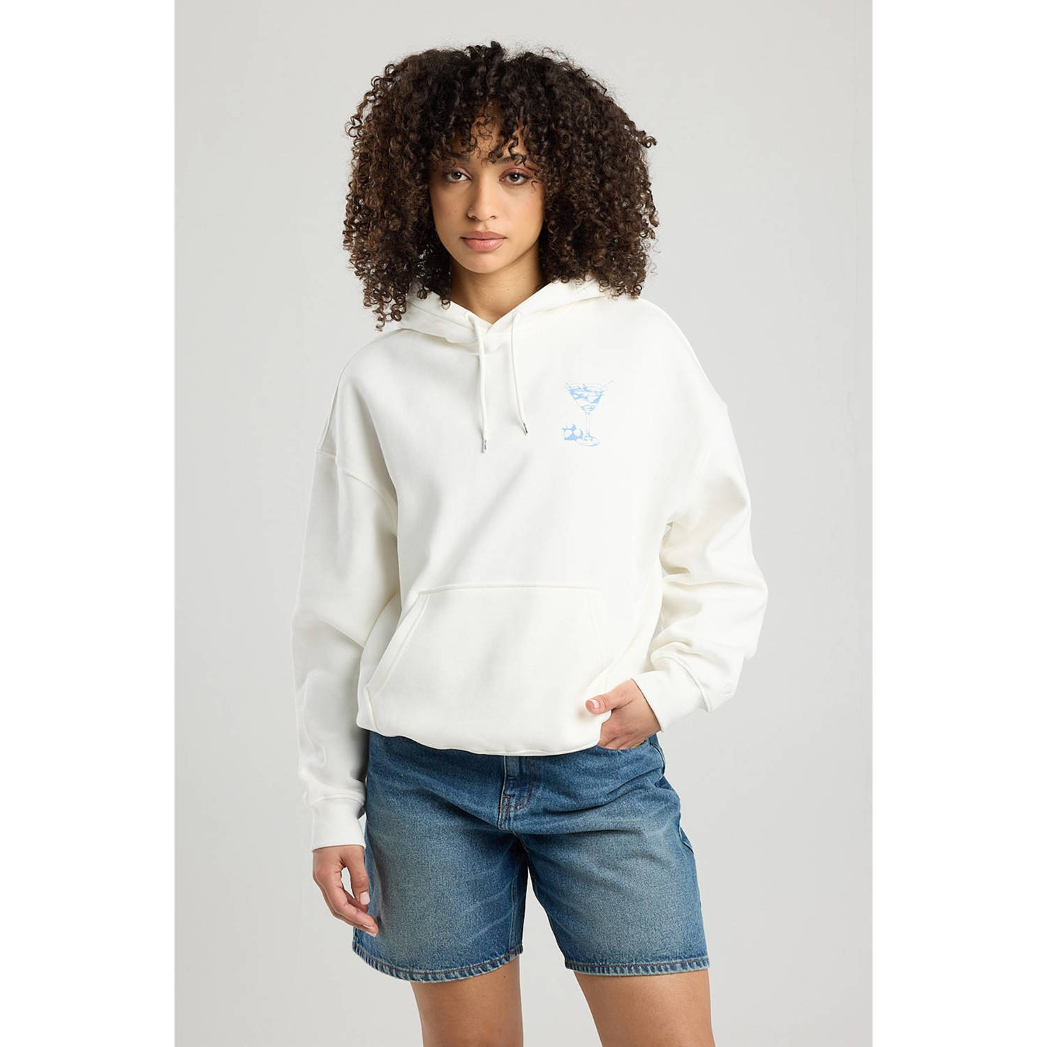 America Today hoodie ecru