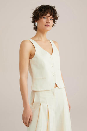 gilet ecru