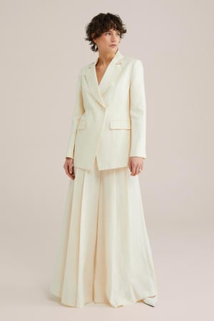 getailleerde blazer ecru