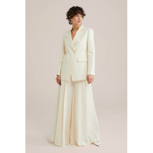 WE STUDIO getailleerde blazer ecru afbeelding