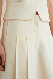 thumbnail: WE STUDIO extra wide leg broek ecru