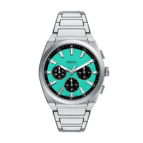Fossil horloge FS6117 Everett zilverkleurig afbeelding