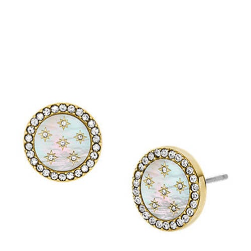 Fossil oorring JF04868710 goudkleurig afbeelding