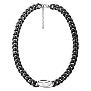 ketting DX1610931 Oval D Logo zwart