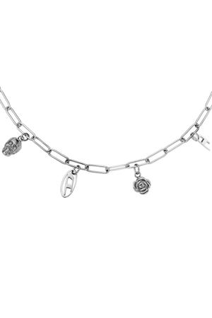 ketting DX1605040 Na zilverkleurig