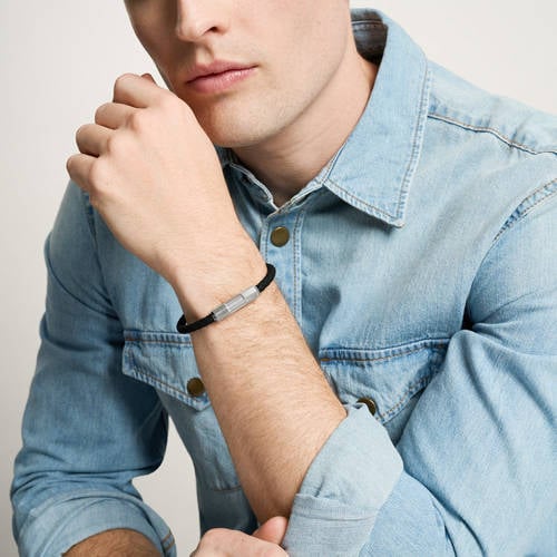 Fossil armband JF04884040 Knox zwart afbeelding