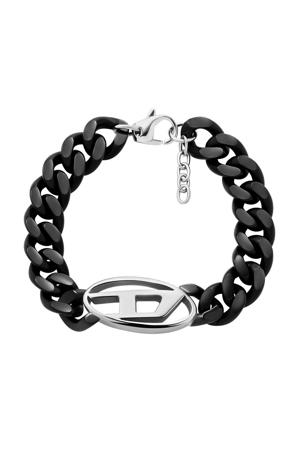 armband DX1611931 Oval D Logo zwart