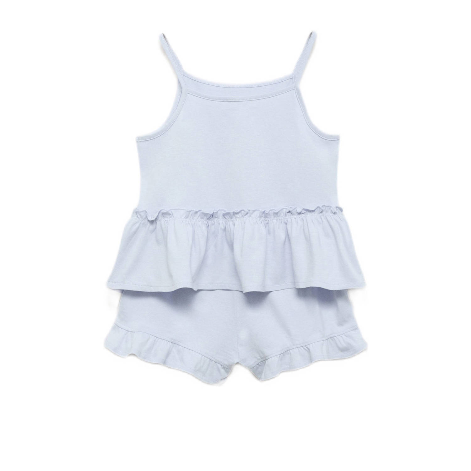 Mango Kids shortama lichtblauw