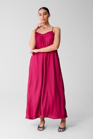 maxi jurk roze