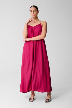 maxi jurk roze