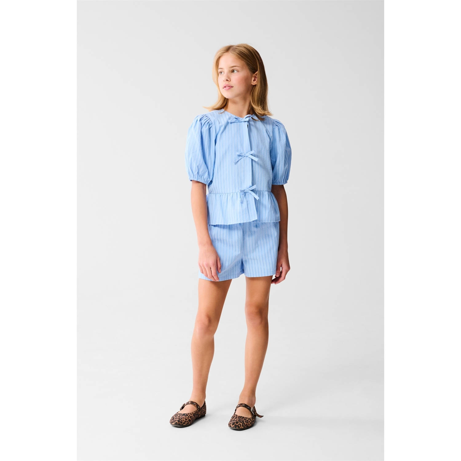Shoeby blousetop lichtblauw