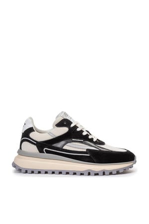 De Gripper 02.05 suède sneakers zwart/grijs