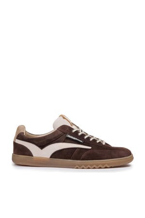 De Zaler 01.13 suède sneakers donkerbruin