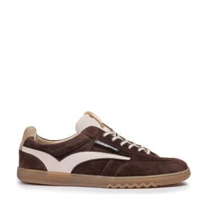 De Zaler 01.13 suède sneakers donkerbruin