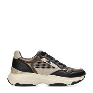 Radja Pax chunky sneakers zwart/bruin