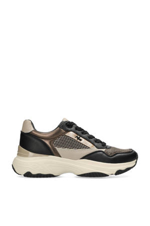 Radja Pax chunky sneakers zwart/bruin