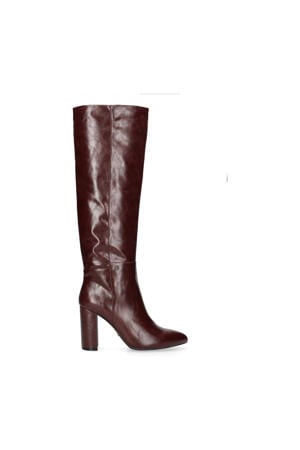 Krystal Indy hoge laarzen bordeaux