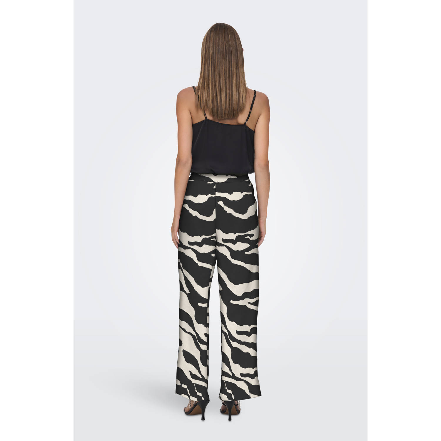 ONLY regular waist palazzo broek