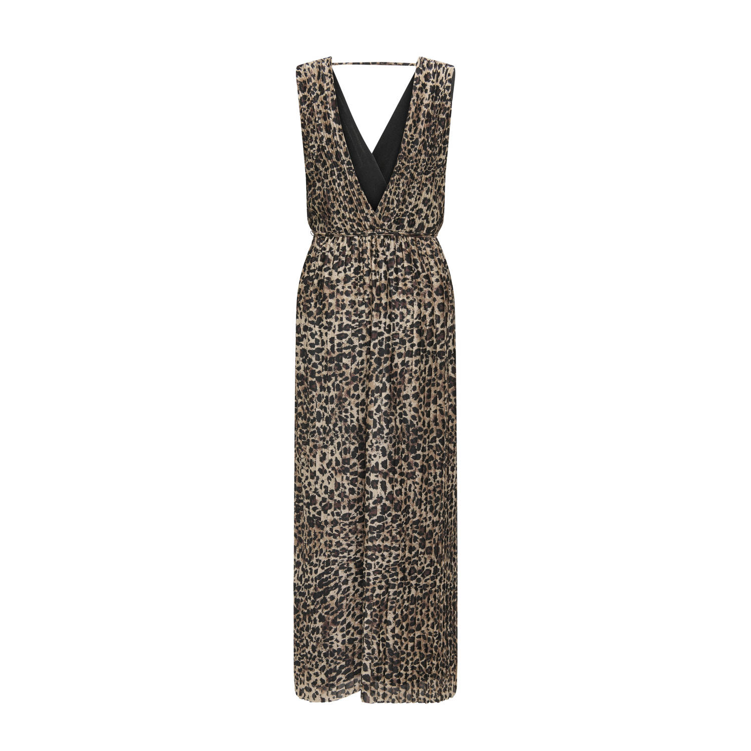 ONLY maxi jurk gebreid bruin